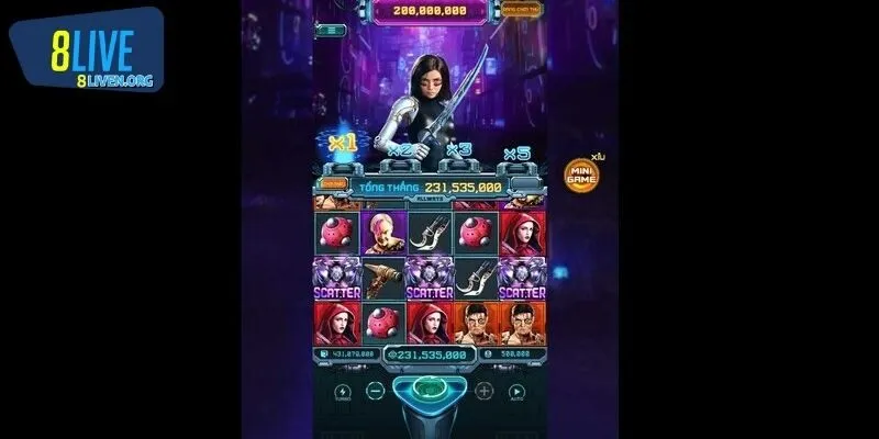 Nổ hũ 8LIVE Alita vòng quay cổ điển